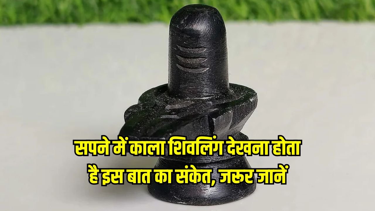 सपने में काला शिवलिंग देखना